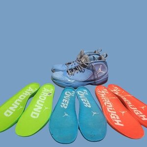 AIR Jordan 2012 Blue and Gray Sneakers